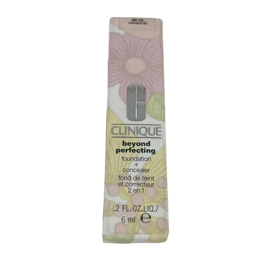 Clinique Beyond Perfecting Foundation + Concealer .2 oz Mahogany New